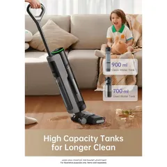 Dreame H12 Pro Wet & Dry Stick Cordless Vacuum Cleaner, HHR25A/H12 PRO (900 ml, 300 W)