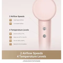 Dreame Gleam Hair Dryer, AHD12A-PINK (Gleam Pink, 1600 W)