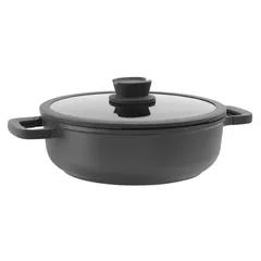 Berghoff Leo Stone+ Non-Stick Cast Aluminium Covered Saute Pan (28 cm)