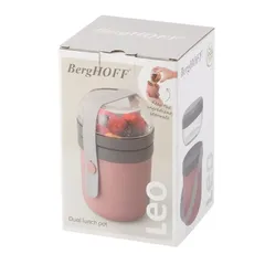 Berghoff Leo Dual Lunch Pot (9,5 x 15,5 cm, Pink)