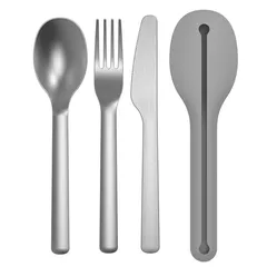 Berghoff Leo Stainless Steel Travel Flatware Set (3 Pc.,Grey)