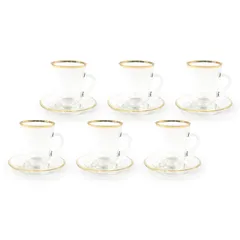 Orchid Glass Tea Cup & Sugar GGK (12 Pc.)