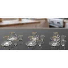 Orchid Glass Tea Set GGK (18 Pc.)