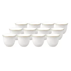 Orchid Cawa Cup Set Embossed Linen (12 Pc.)