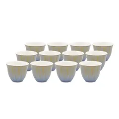 طقم فناجين وصحون ديكا أوركيد (12 قطعة)