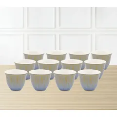 طقم فناجين وصحون ديكا أوركيد (12 قطعة)