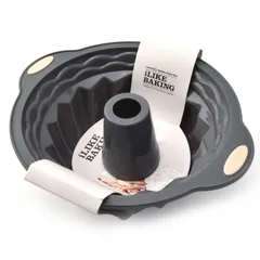 Orchid ILB Silicone Bunte Cake Pan (Grey)