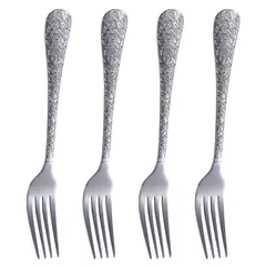 Orchid Artistic Stainless Steel Table Forks Set (4 Pc.)