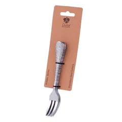 Orchid Artistic Stainless Steel Dessert Cake Fork Set (4 Pc.)