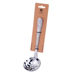 Orchid Artistic Stainless Steel Slotted Ladle