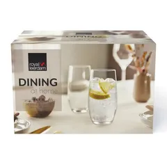 Orchid Royal Leerdam Dining at Home Hi Ball Glass Set (360 ml, 6 Pc.)