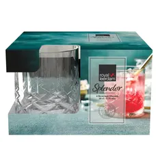 Orchid Royal Leerdam Splendor Beverage Glass Set (350 ml, 4 Pc.)