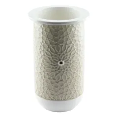 Asala Porcelain Flower Vase ET2625 (Large, Beige & Gold)