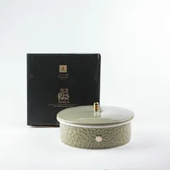 Asala Date Bowl (Medium, Olive & Gold)