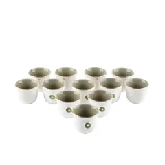 Asala Arabic Coffee Set (12 Pc., Olive & Gold)