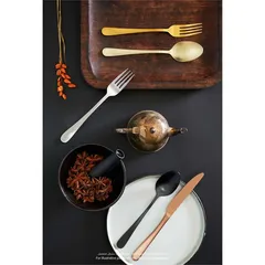 Amefa Austin Stainless Cutlery Set (Black, 24 Pc.)