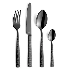 Amefa Felicity Stainless Cutlery Set (Black, 24 Pc.)