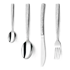 طقم أدوات مائدة ستانلس ستيل أميفا هافانا (فضي، 24 قطعة)