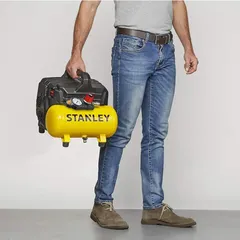 Stanley Silent Air Compressor (8 Bar, 6 L)