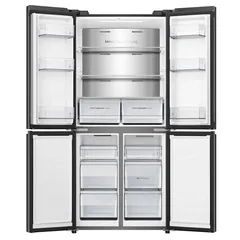 Hisense Freestanding Cross Door American Freezer Fridge, RQ5G470SBK3 (457 L)