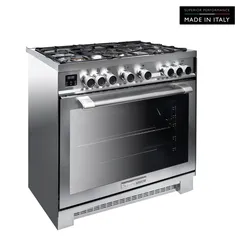 Tecnogas Superiore Freestanding 5-Burner Gas Cooker W/Oven, NG170X96G5VC (170 L, ‎60 x 90 x 85 cm)