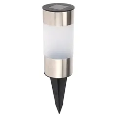 ProGarden Solar Lamp Stainless Cylinder (Dia. 6 cm)