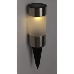 ProGarden Solar Lamp Stainless Cylinder (Dia. 6 cm)