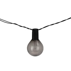 Party LED Lights with Solar Panel (Grey, 10 Pc.)