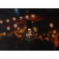 Party LED Lights with Solar Panel (Grey, 10 Pc.)