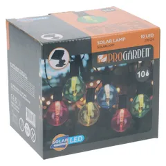 Party LED Lights with Solar Panel (Multicolor, 10 Pc.)