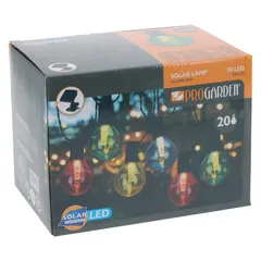 Party LED Lights with Solar Panel (Multicolor, 20 Pc.)