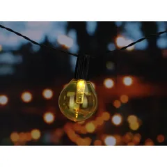 Party LED Lights with Solar Panel (Multicolor, 20 Pc.)