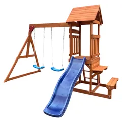 Dynamic Sports Hyrax Wooden Swing Set