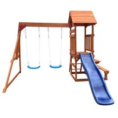 Dynamic Sports Hyrax Wooden Swing Set