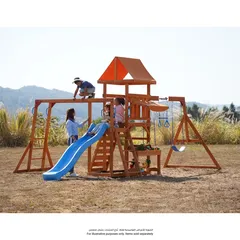 Dynamic Sports Pronghorn Wooden Swing Set