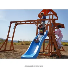 Dynamic Sports Pronghorn Wooden Swing Set