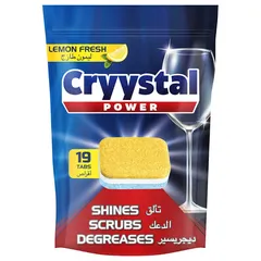 Cryystal Power Dishwasher Tablets Pack (19 Pcs.)