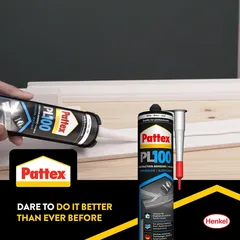Pattex PL 100 Water Based Construction Adhesive (380 g)