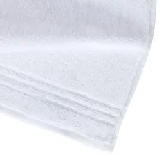 Luxury Cotton Face Towel (White, 33 x 33 cm)