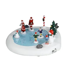 Lemax Northern Lights Skating Pond Battery-Operated Festive Decor (Multicolor, 4.5 V)