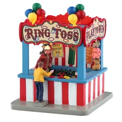Lemax Ring Toss Game Battery-Operated Festive Decor (Multicolor, 4.5 V)