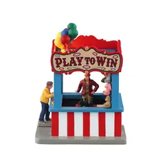 Lemax Ring Toss Game Battery-Operated Festive Decor (Multicolor, 4.5 V)