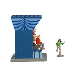 Lemax Crash Cans Game Battery-Operated Festive Decor Set (Multicolor, 4.5 V, 2 Pc.)