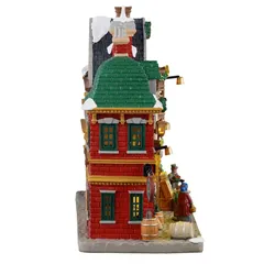 Lemax The Christmas Cafe Battery-Operated Festive Decor (Multicolor, 4.5 V)