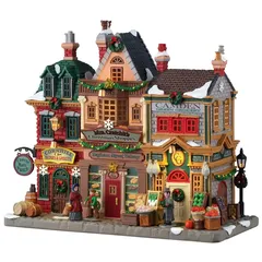 Lemax Mrs. Cratchit's Christmas Shoppes W/Adaptor (Multicolor, 4.5 V)