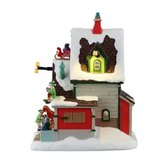 Lemax The Elf Service Sleigh & Sled Repair Battery-Operated Festive Decor (Multicolor, 4.5 V)