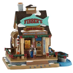 Lemax Fibber'S Fish Shack Festive Decor W/Adaptor (Multicolor, 100 mAh)