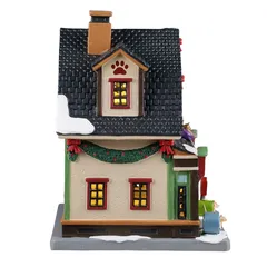 Lemax Luna & Ollie Custom Pet Furniture Festive Decor W/Adaptor (Multicolor, 100 mAh)