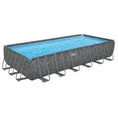Bestway Power Steel Rectangular Pool Set (7.32 x 3.66 x 1.32 m)