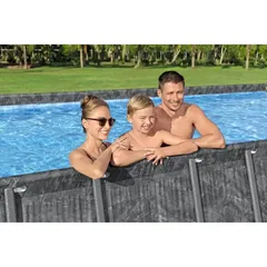 Bestway Power Steel Rectangular Pool Set (7.32 x 3.66 x 1.32 m)